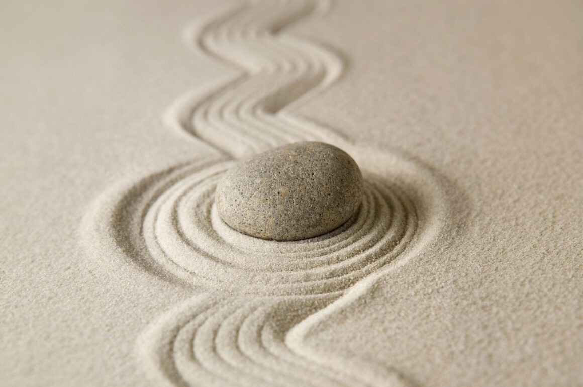 Stein im Sand
