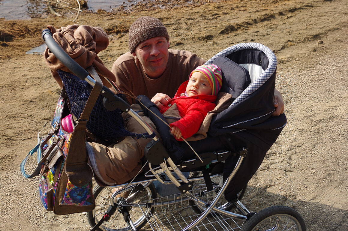 Mark mit Baby