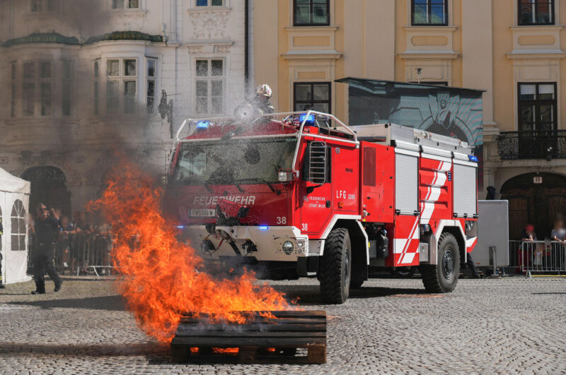 Feuerwehrfest am Hof